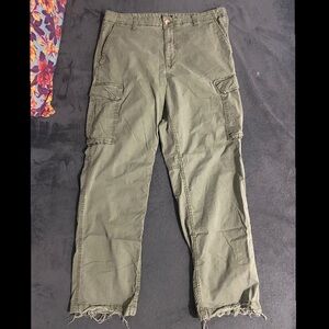 Green Baggy Cargo Pants